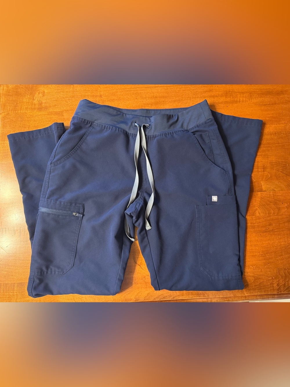 FIGS Yola Yoga Scrub Pant Navy S